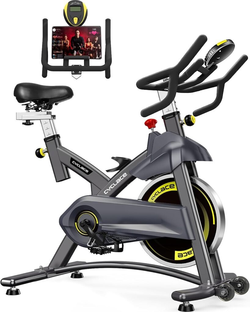 Cyclace PRO Magnetic Exercise Bike 003C 350lbs/003 330lbs/Indoor Cycling Bike Stationary Bike With Tablet Holder, Indoor Bike for Home Exercise