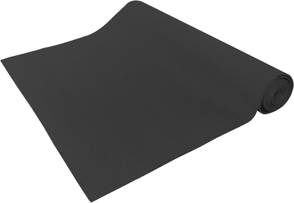 BalanceFrom 3mm Thick High Density Anti-Tear Exercise Yoga Mat with Optional Yoga Blocks