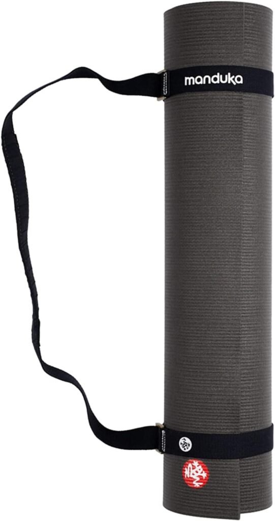 Manduka Yoga Commuter Mat Carrier - Eco-Friendly Cotton, Easy to Carry, Hands-Free, For All Mat Sizes, 68 x 1.5