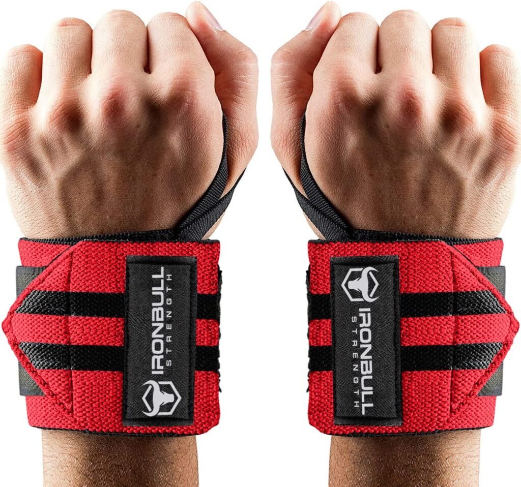 Wrist Wraps for Weightlifting (USPA, IPL, USAW  IWF Approved) - 18” Premium Quality Weight Lifting Wrist Support Straps for Bench Press, Overhead Press, Dips and Curls – Best Wristbands for Olympic Lifting Gym Workout, Cross-Training, Bodybuilding, Strength Training and Powerlifting