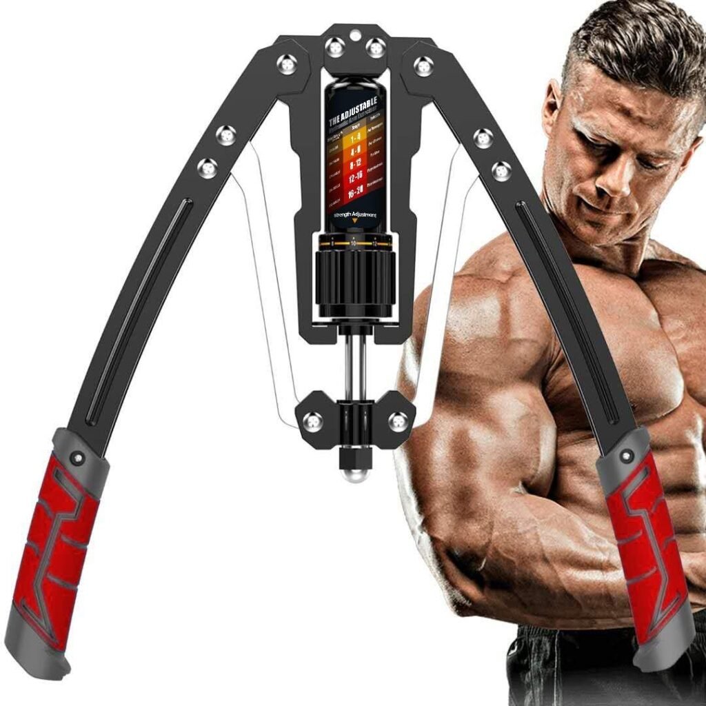 EAST MOUNT Twister Arm Exerciser - Adjustable 22-440lbs Hydraulic Power, Home Chest Expander, Shoulder Muscle Training Fitness Equipment, Arm Enhanced Exercise Strengthener.