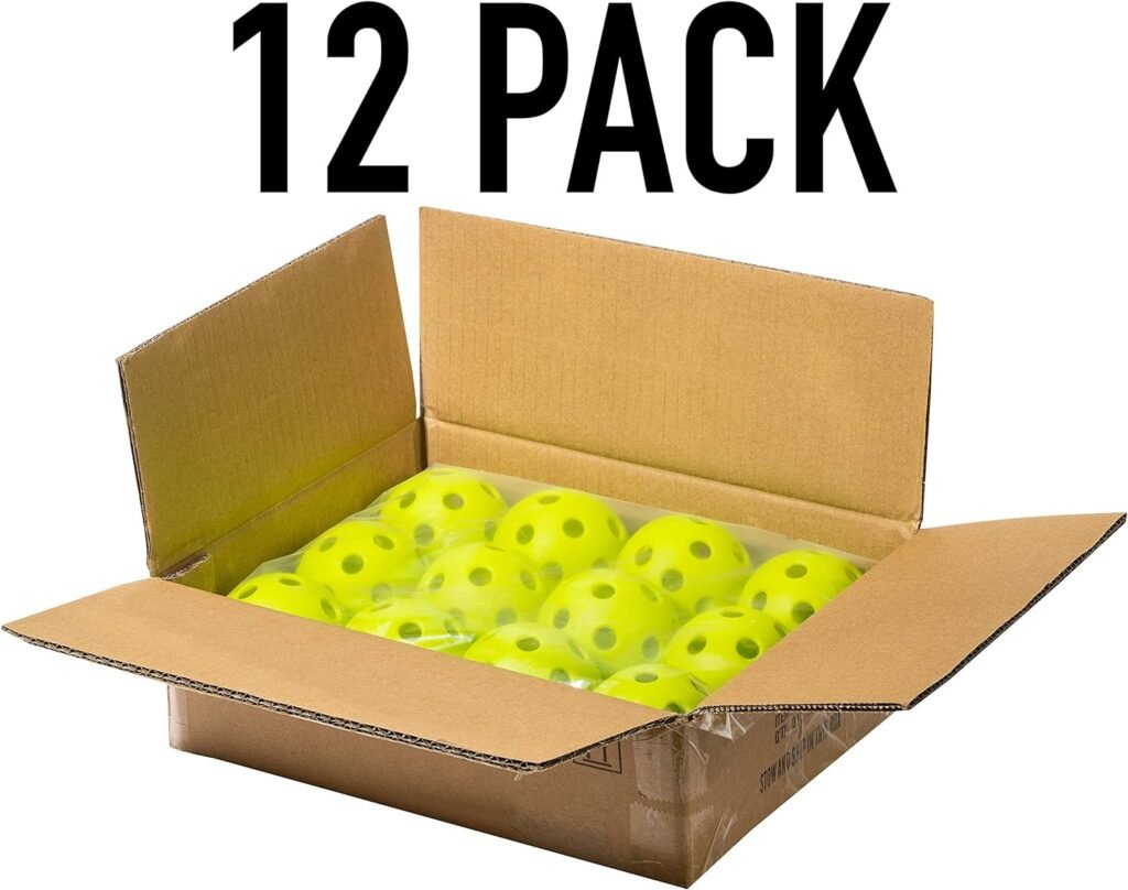 Franklin Sports X-26 Indoor Pickleballs - Indoor Court Pickleball Balls - 3 Pack, 12 Pack + Bulk 100 Pack of Pickleballs - USA Pickleball (USAPA) Approved Tournament Pickleballs - Multiple Colors