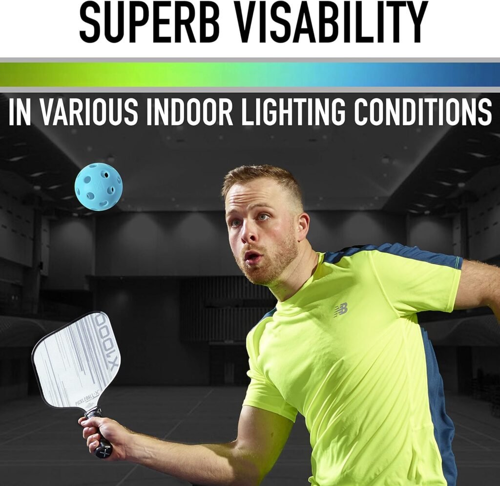 Franklin Sports X-26 Indoor Pickleballs - Indoor Court Pickleball Balls - 3 Pack, 12 Pack + Bulk 100 Pack of Pickleballs - USA Pickleball (USAPA) Approved Tournament Pickleballs - Multiple Colors