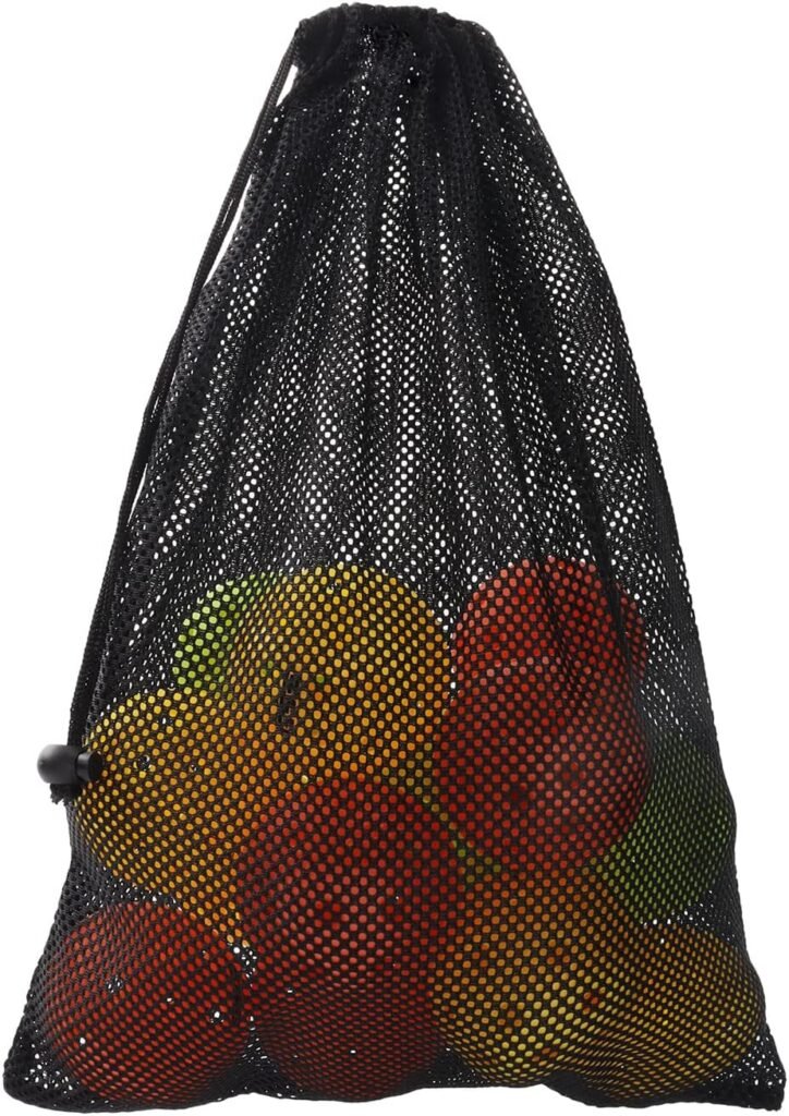 GSE Mesh Sports Ball Bag for Kids  Adults. Mesh Sports Equipment Bag for Sports Balls, Beach, Travel, Gym, Swimming, Camping Gear, Laundry (Drawstring Bag, Backpack Available)