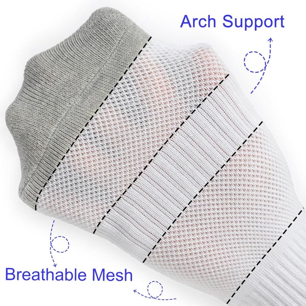 Kids Soccer Grip Socks Boys Football Non Slip Socks Cushioned Athletic Crew Socks Running Sports Kids Youth 6 Pairs
