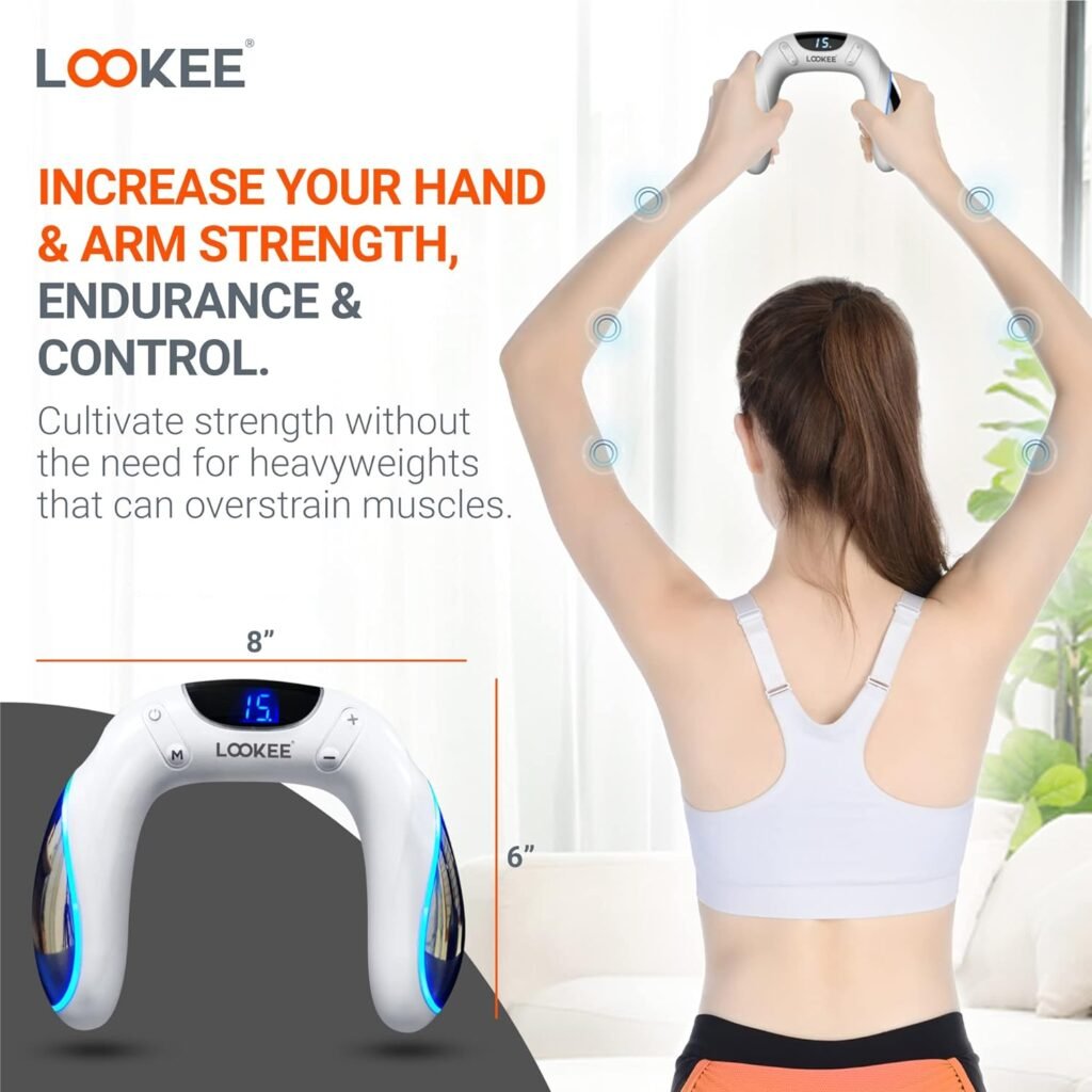 LOOKEE A8 Arm Exerciser | Innovative Arm Workout Equipment | Strength Training and Massage Machine for Arm, Forearm, Hand, Wrist | Arm Toner for Women and Men