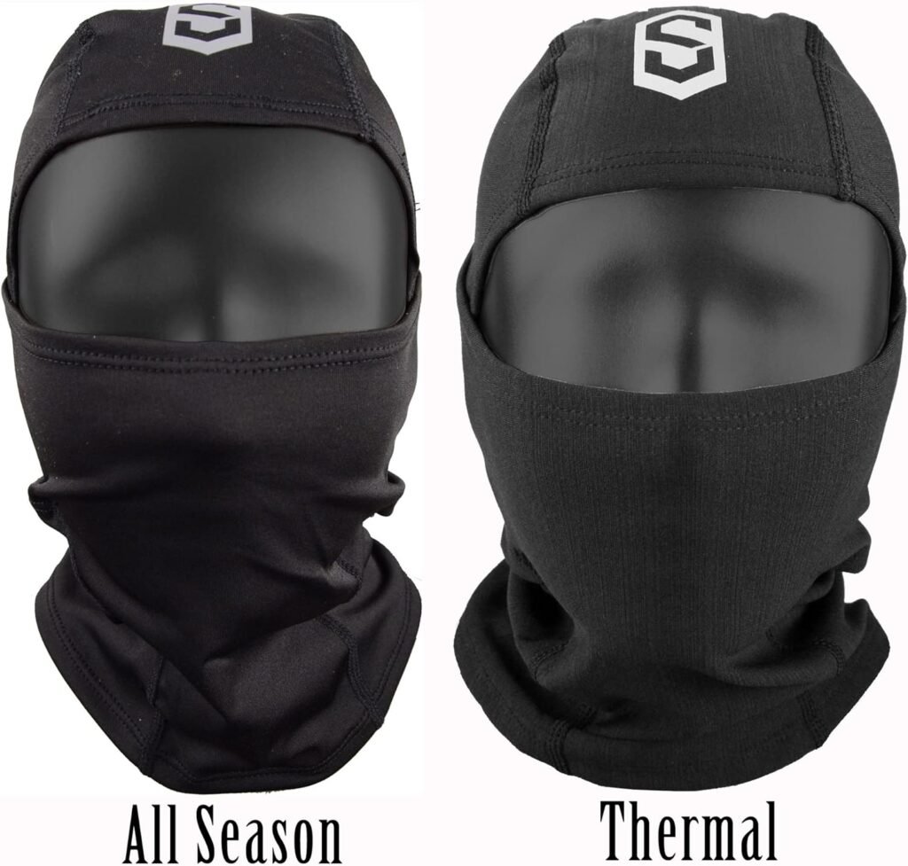 Sports Unlimited Thermal/All Season Football Hood, Adult  Youth Balaclava Mask, Wear Under Helmet, Snowboarding  Snow Ski