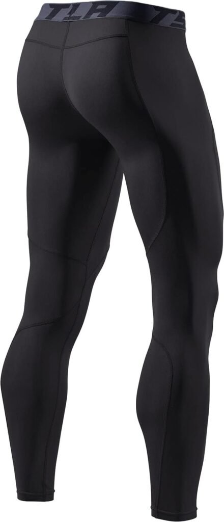 TSLA 1 or 2 Pack Mens Thermal Compression Pants, Athletic Sports Leggings  Running Tights, Wintergear Base Layer Bottoms