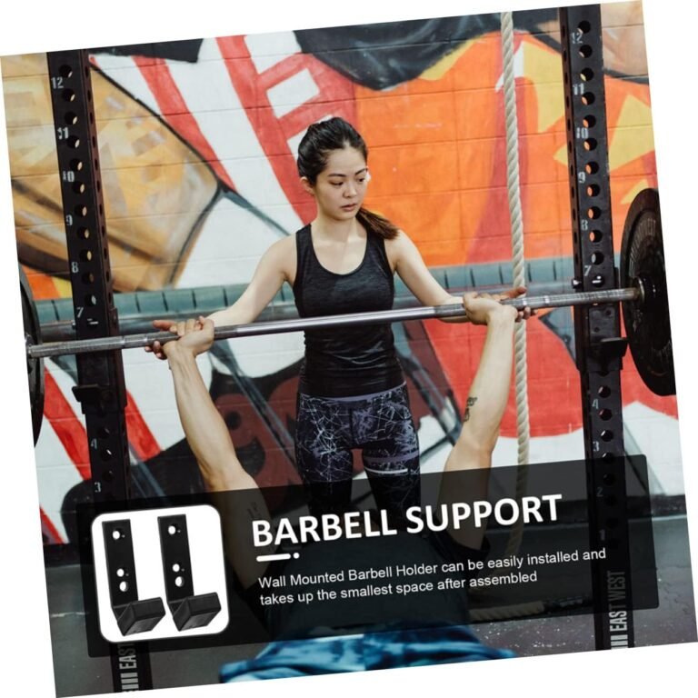 4pcs barbell stand wall mounted review