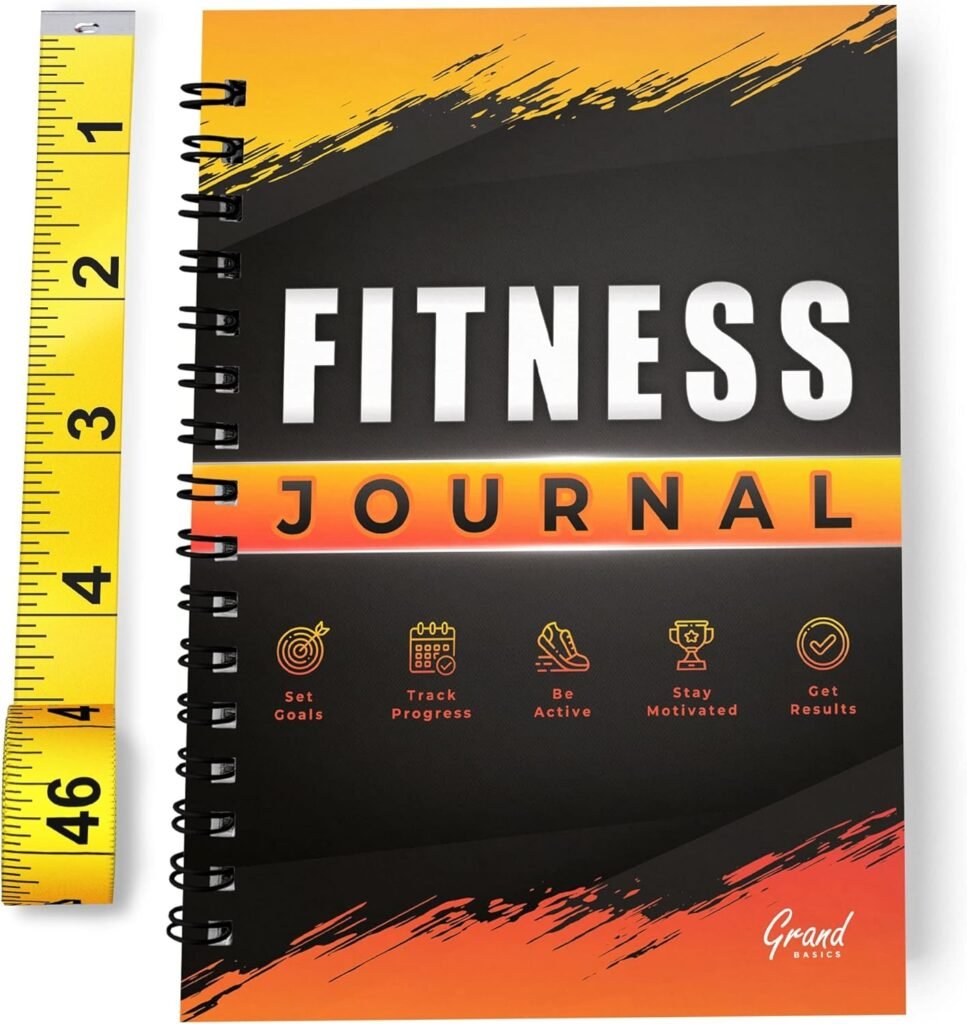 Advanced Fitness Journal for Women  Men - Perfect Workout Planner for Tracking Your Daily Progress - Body Measuring Tape Included w/Notebook - Exercise Log Book for Weightloss  Weight Lifting