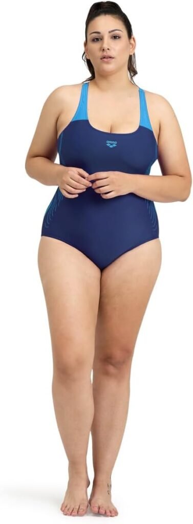 ARENA Performance Womens Graphic Swim Pro Back Plus Size One Piece Swimsuit Chlorine Resistant MaxLife Bathing Suit