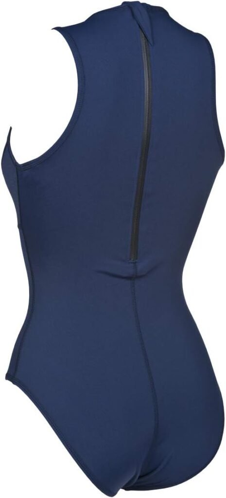 Arena Womens Solid Water Polo One Piece Swimsuit