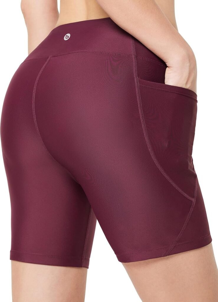 BALEAF Womens 6 High Waisted Swim Shorts UPF 50+ Tummy Control Bathing Suit Bottoms Modest Tankini Swimsuits Board Shorts