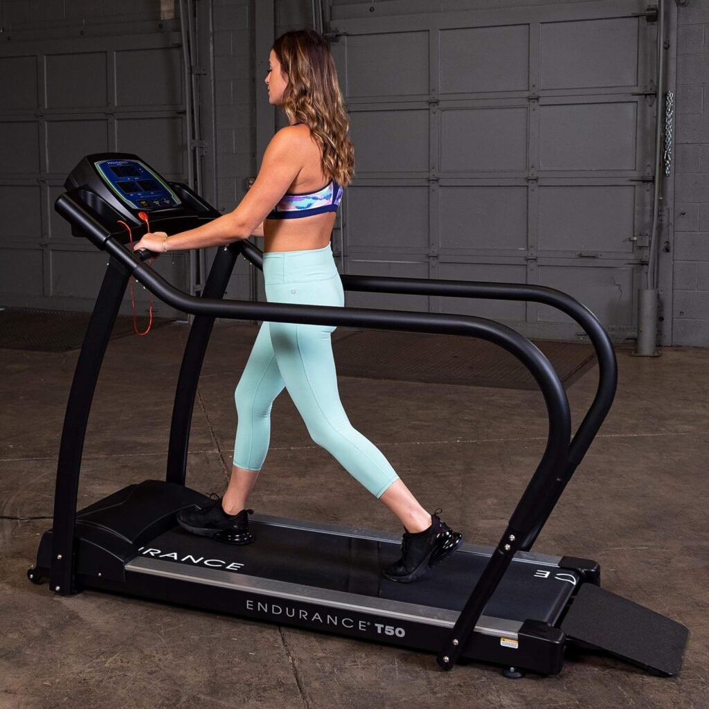 Body Solid T50 Endurance Cardio Walking Treadmill w/ Adjustable Speed