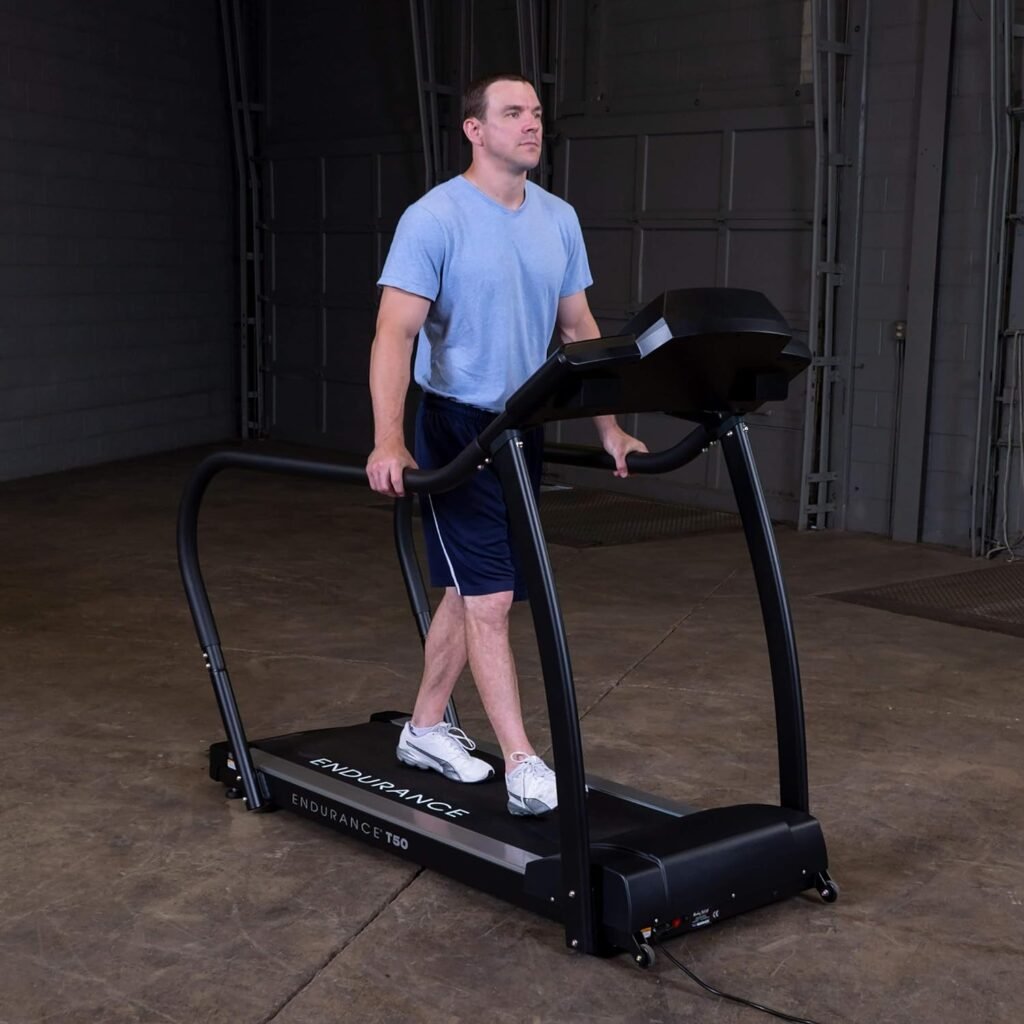 Body Solid T50 Endurance Cardio Walking Treadmill w/ Adjustable Speed