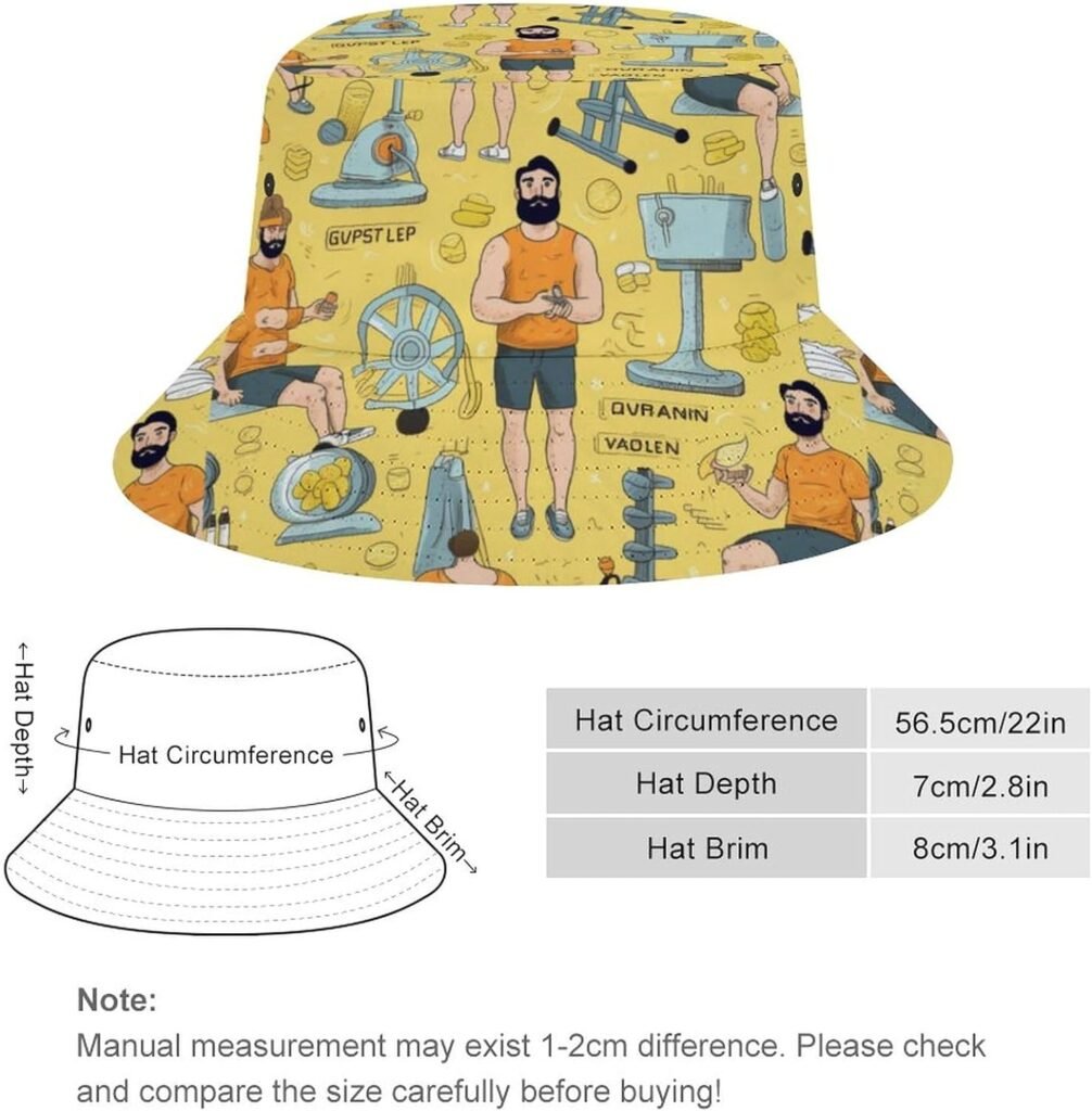 Bucket Hats Happy Hour Somewhere Tropical Cocktail Beer Wine Bucket Hat Sun Cap Packable Fisherman Outdoor