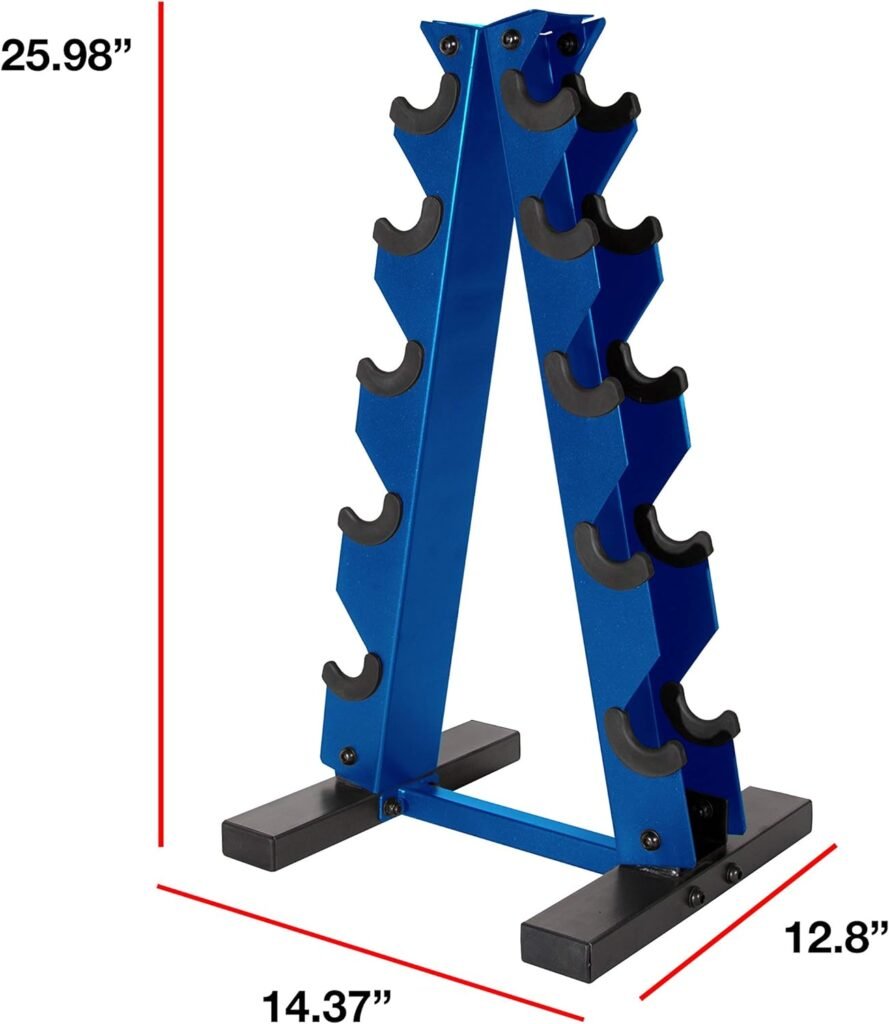 CAP Barbell A-Frame Dumbbell Weight Rack, Color Series