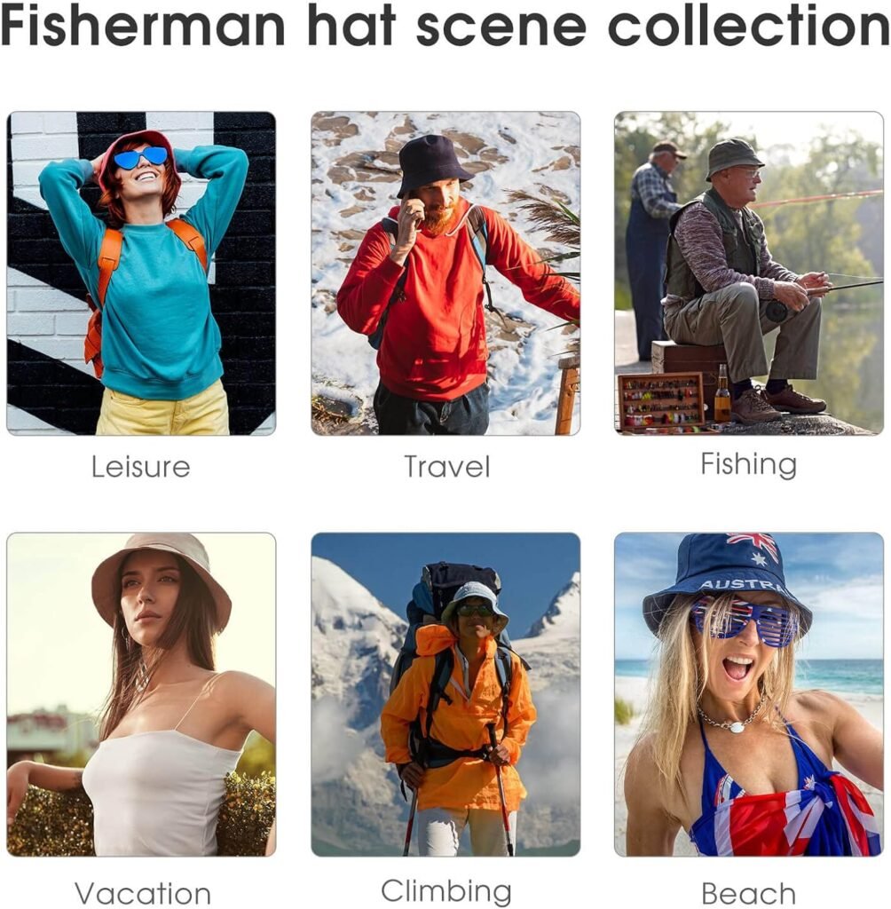 Fishing Hats Vintage Pig Packable Sun Hats Outdoor Summer Travel Hiking Cute Pig