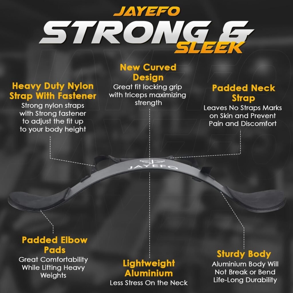 Jayefo Arm Blaster for Biceps Grow  Strengthen Your Biceps with Ease