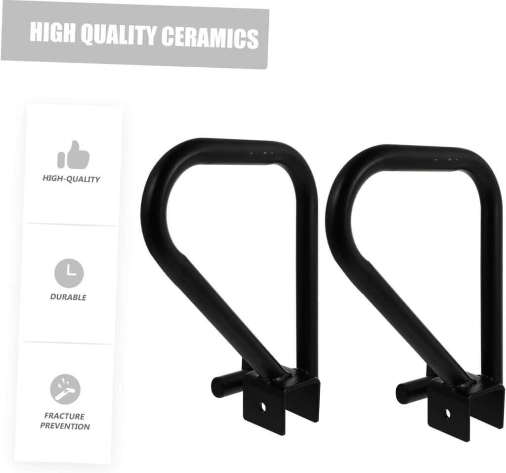 Kisangel 2pcs Pull up Handles Wall Mount Chin up Bar Tension Rod Holder Strength Training Pull- up Bars Frame Holder Home Fitness Equipment Pull-up Trainer Tools Rowing Machine Iron Pulley