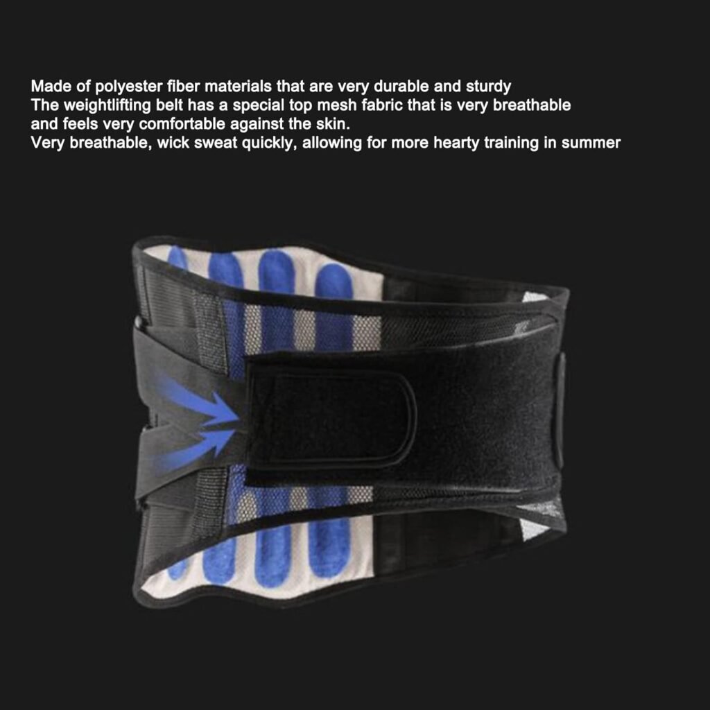 plplaaobo Weight Lifting Belt, Gym Lifting Belt Workout Strength Training Accessories for Men Women Weightlifting Body Care Accessory