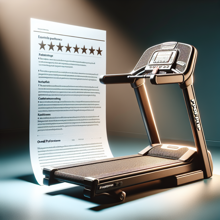 proform treadmill trainer 85 review