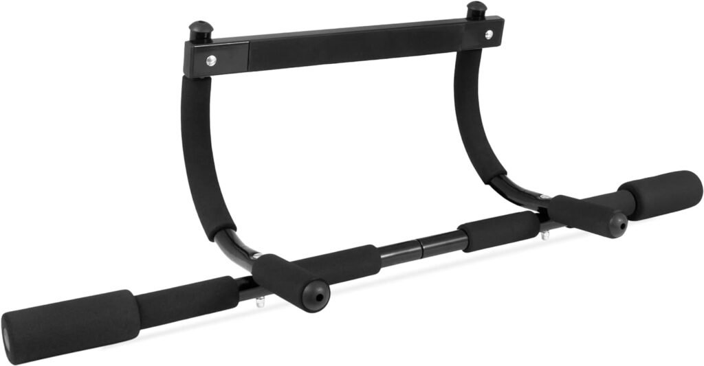 ProsourceFit Multi-Grip Chin-Up and Pull-Up Bar Heavy Duty Doorway Trainer for Home Gym
