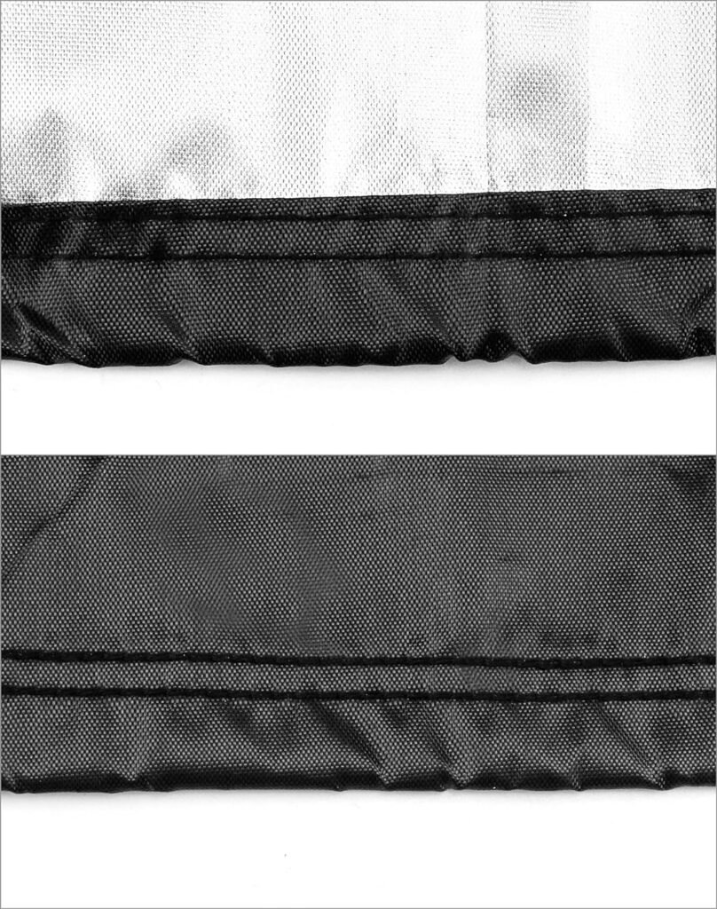 QWORK Black Treadmill Cover - Waterproof and Durable 46 L x 38 W x 66 H - Suitable for Most Folding Treadmills - Comes with Storage Bag
