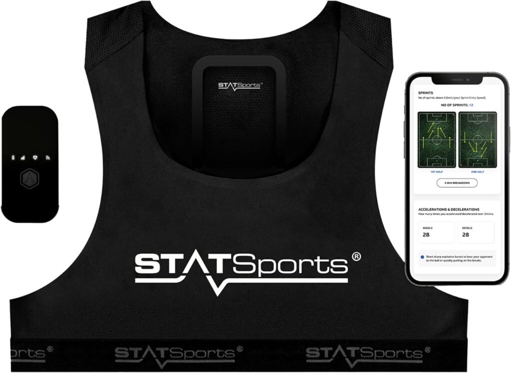 STATSports APEX Athlete Series GPS Soccer Activity Tracker Stat Sports Football Performance Vest Wearable Technology