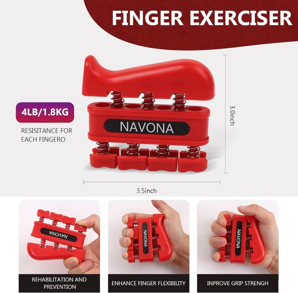 11/13 PCS Hand Grip and Forearm Strengthener kit, Adjustable Hand Exerciser and Finger Stretcher, Finger strengthener, Finger exerciser,Stress Ball,Grip Ring for Muscle Building, Recover Hand Injure