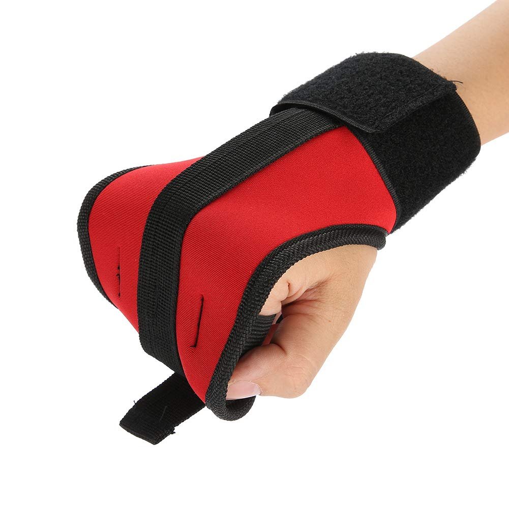 Auxiliary Finger Splint Brace Stroke Gloves, Training Device Fist Hand Rehab Equipment Fixed Rehabilitation Tool for Hemiplegia Elderly Athlete Adjustable Glove Grip Strength Recovery Accessories