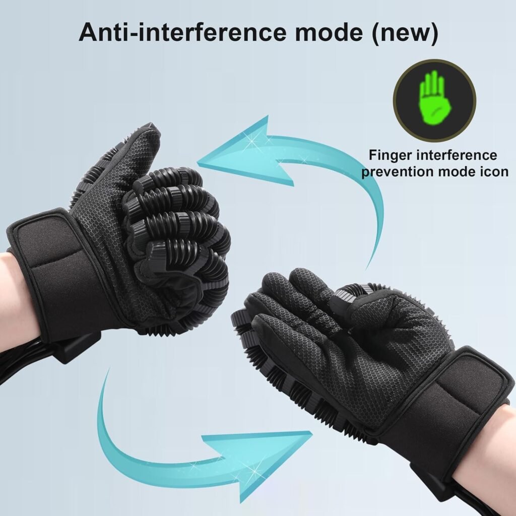 Finger Heating Rehabilitation Gloves, Robotic Hand for Stroke Patients, Finger and Hand Function Rehabilitation, Fingers Massage, Hand Therapy Machine, Robot Heating Gloves.