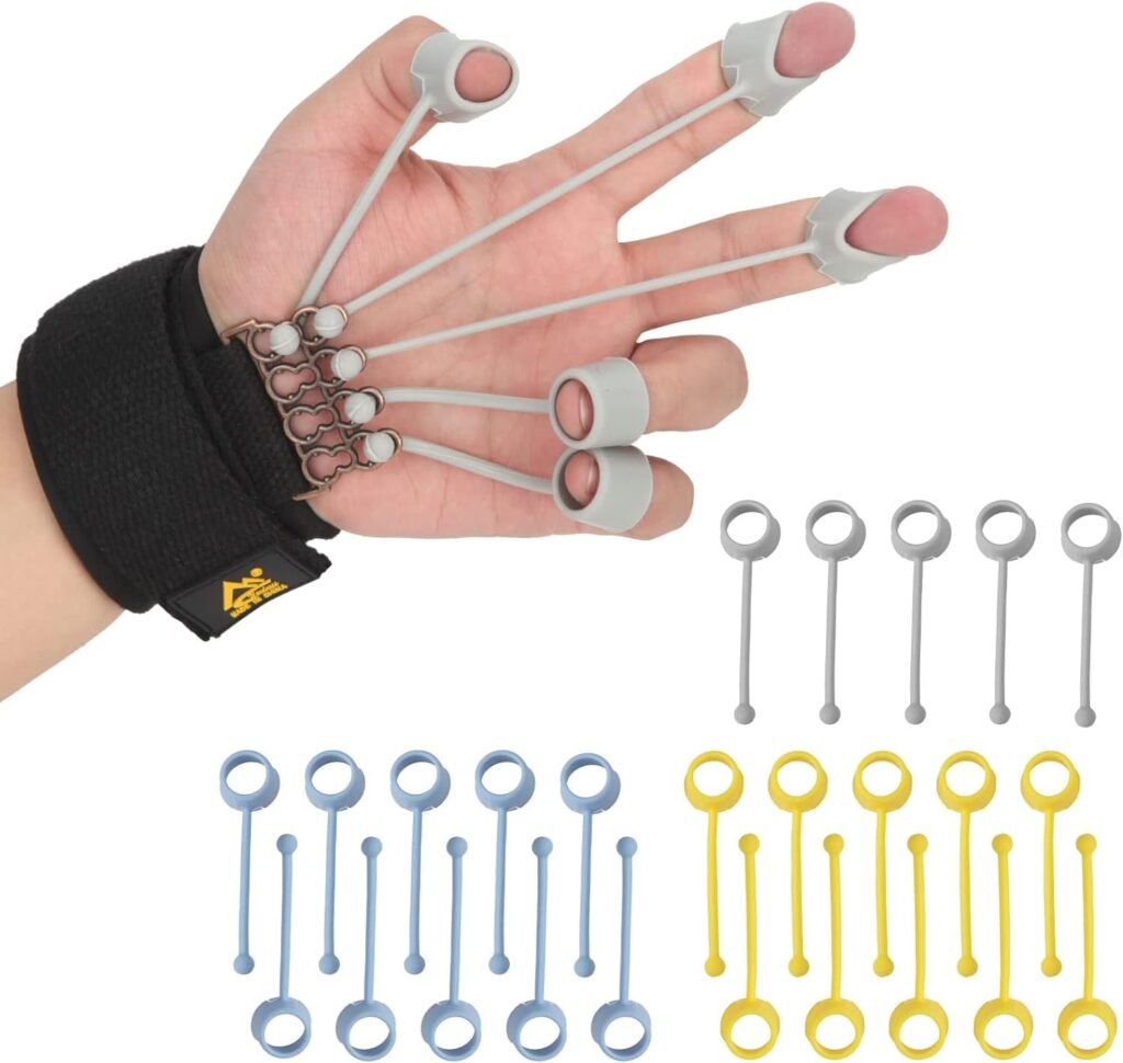 Finger Strengthener Stroke Recovery Physical Therapy Equipment Stretcher Hand Strengthener Hand Workout Extension Exerciser Hand Grip Trainer Patients Strength Stretching Rehabilitation Traning