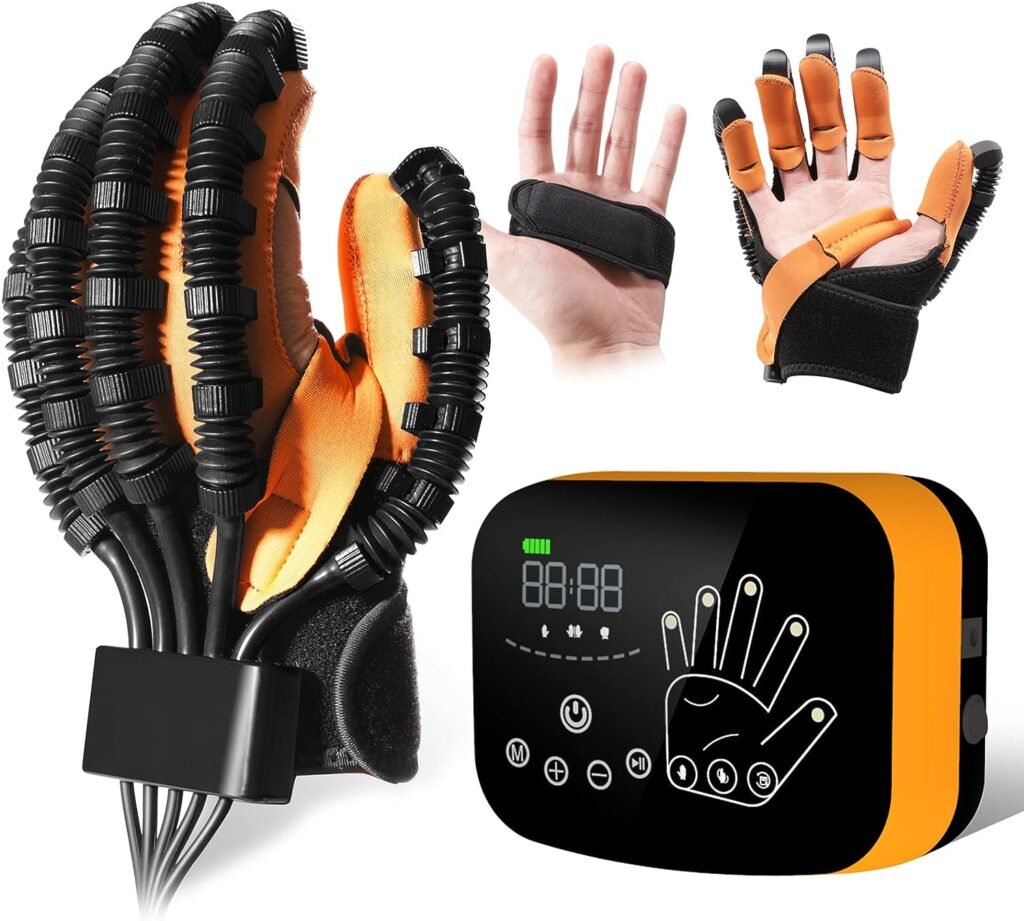 Hand Robotic Rehabilitation Device, Robotic Glove for Hand Paralysis, Arm and Hand Massager for Stroke Patients, Stroke Hand Exercises, Automatic Hand for Rehabilitation.