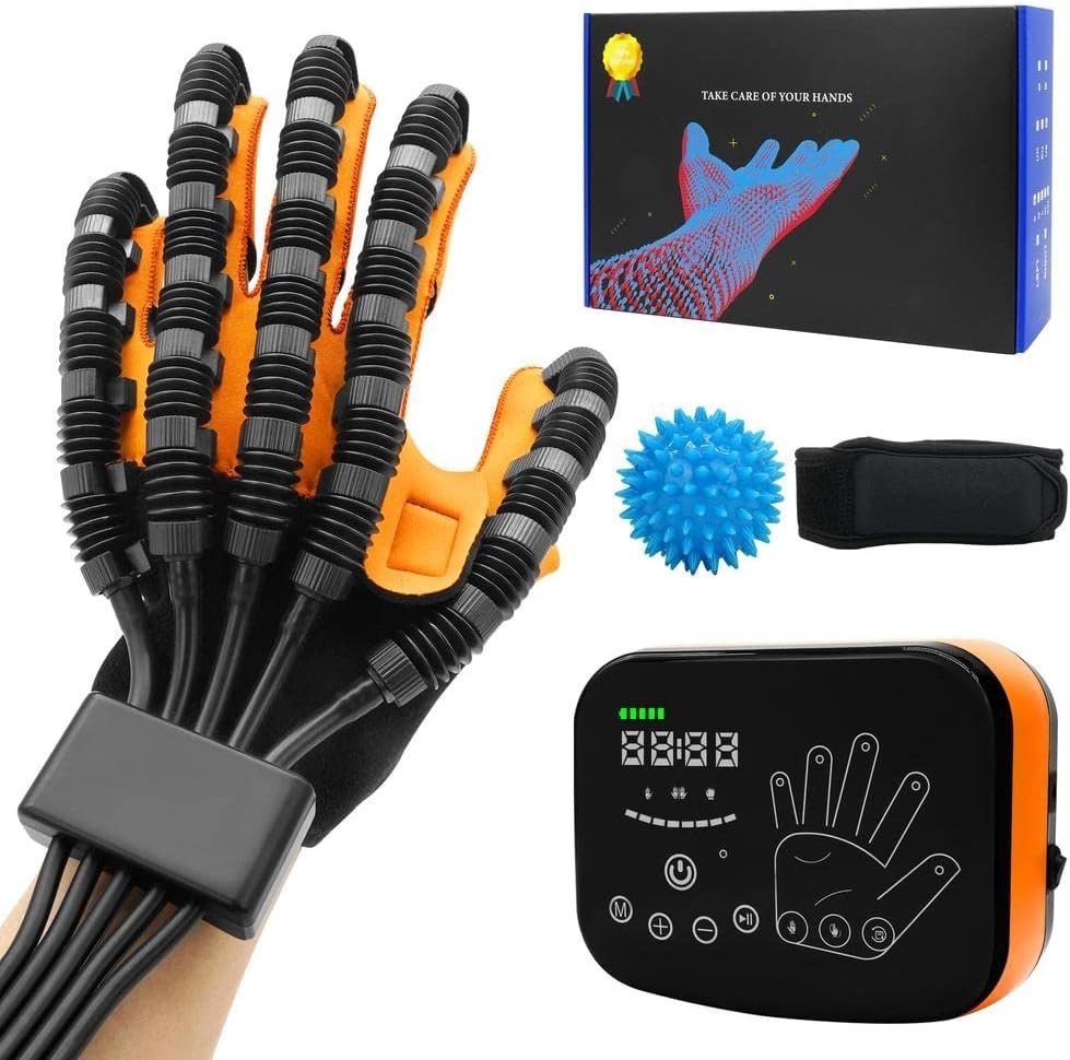 KELTEROOM Rehabilitation Robot Gloves, Hemiplegia Hand Stroke Recovery Equipment, Hand Dysfunction Patient Training Device