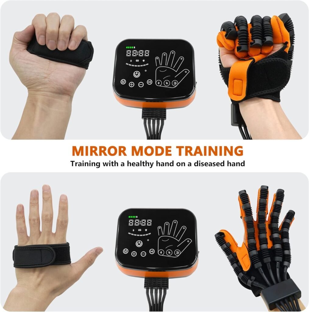 KELTEROOM Rehabilitation Robot Gloves, Hemiplegia Hand Stroke Recovery Equipment, Hand Dysfunction Patient Training Device