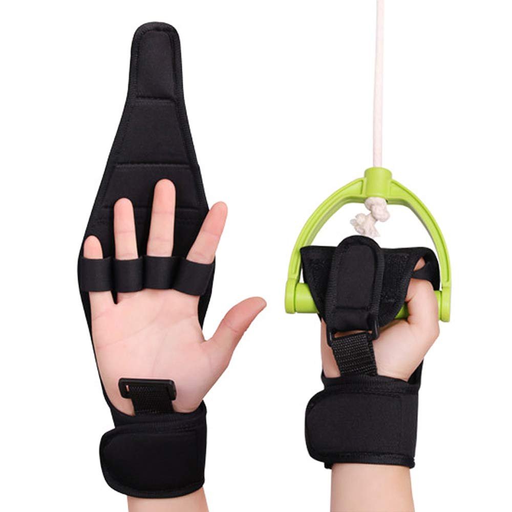 KIKIGOAL Finger Splint Brace Ability, Finger Gloves Brace Elderly Fist Stroke Hemiplegia Hand Training