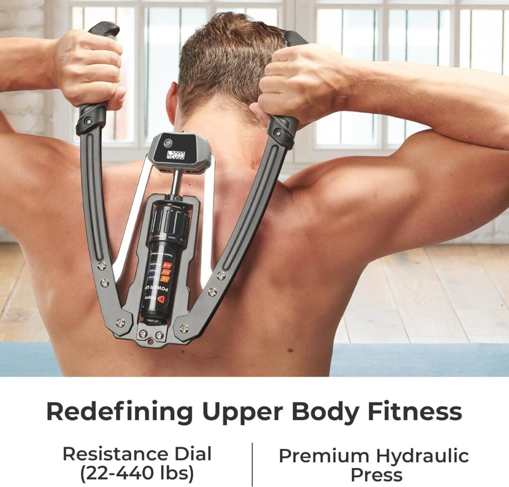 Lifepro Twister Arm Exerciser - Compact  Travel-Friendly Arm, Back, Shoulders, and Chest Workout Equipment - Hydraulic Chest Expander and Arm Workout Machine with 22