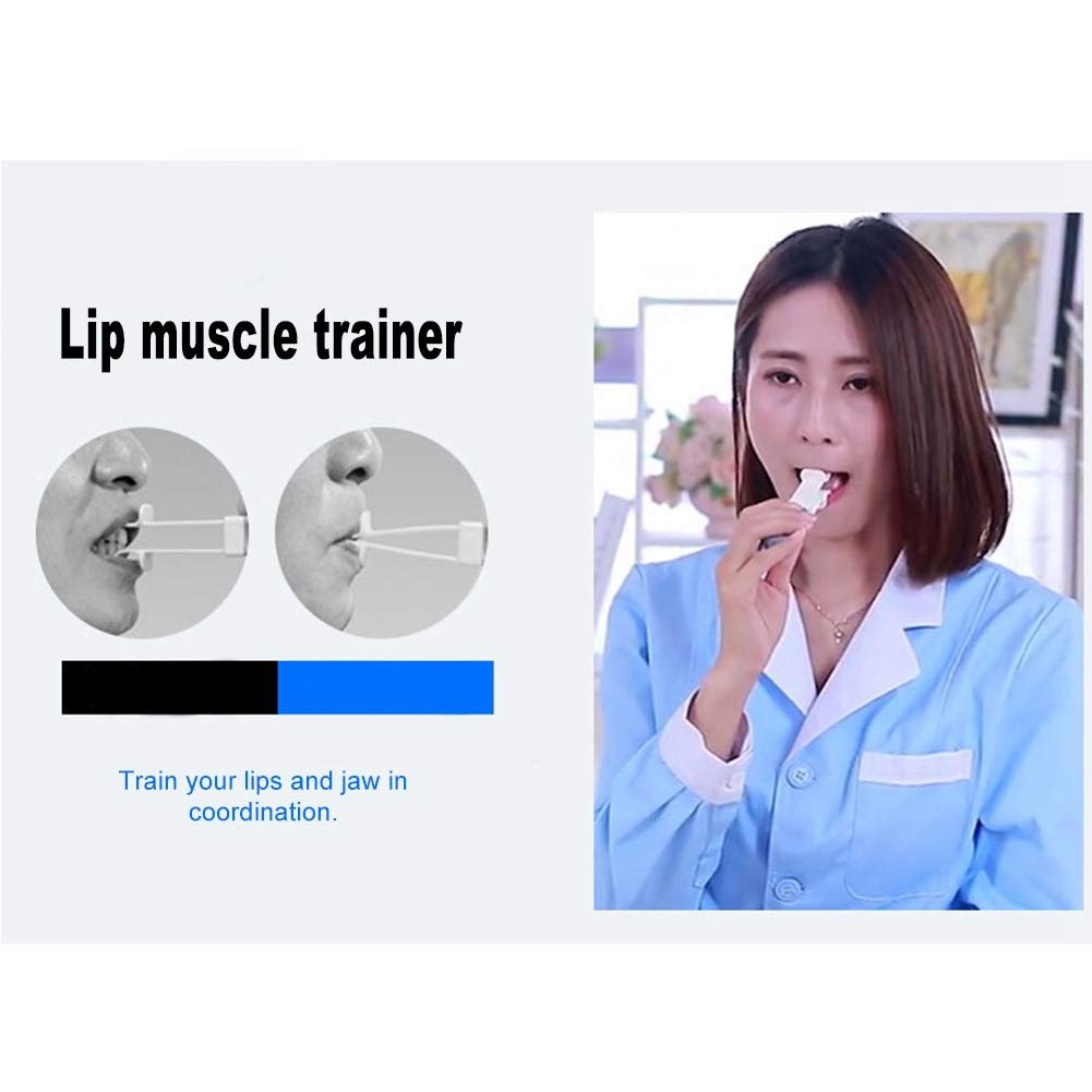 Lips Tongue Muscle Perceiving Trainer Recovery Oral Mouth Muscle Training Exerciser Recovery Massager Tongue Trainer Puller for dysarthria Tongue Muscle Rehabilitation Stroke Hemiparalysis