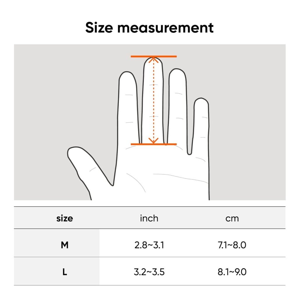 Neofect Finger Splint for Spastic Fingers Large Left - Stroke Recovery Equipment , Finger exerciser, hand strengthener, finger regabilitation gloves, stroke hand splint, finger straightener, finger exetension exerciser, radial nerve palsy splint