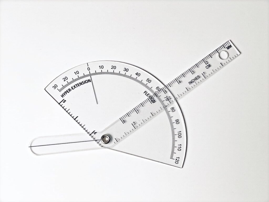 Precision Finger Goniometer for Rehab, Physical Therapy, Fitness - Accurate Measurement Tool for Finger Range of Motion, Flexion  Extension - Track Progress, Improve Hand Mobility, Finger Flexibility