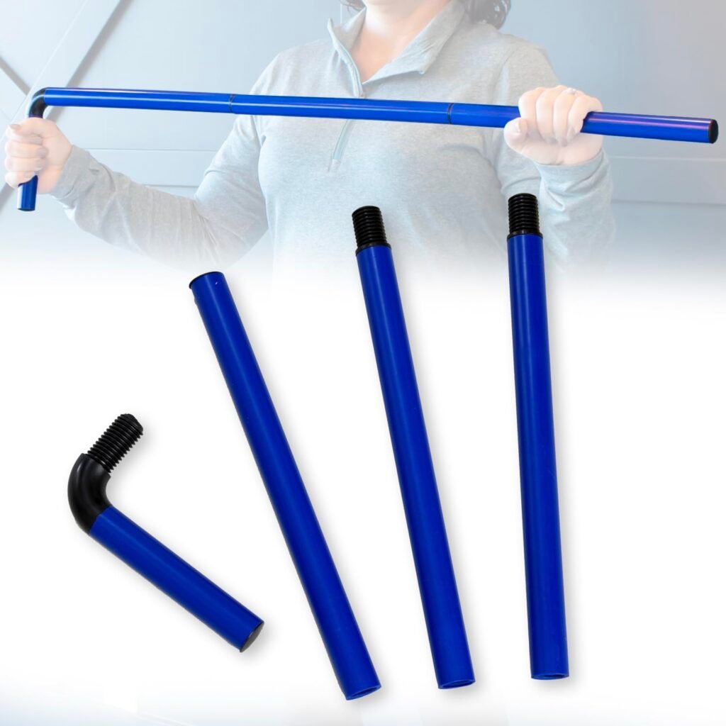 RangeMaster ShoulderWand Therapy Stretching Tool │ Collapsible Stretching Bar │ Physical Therapy Tool for Recovery and Increasing Motion