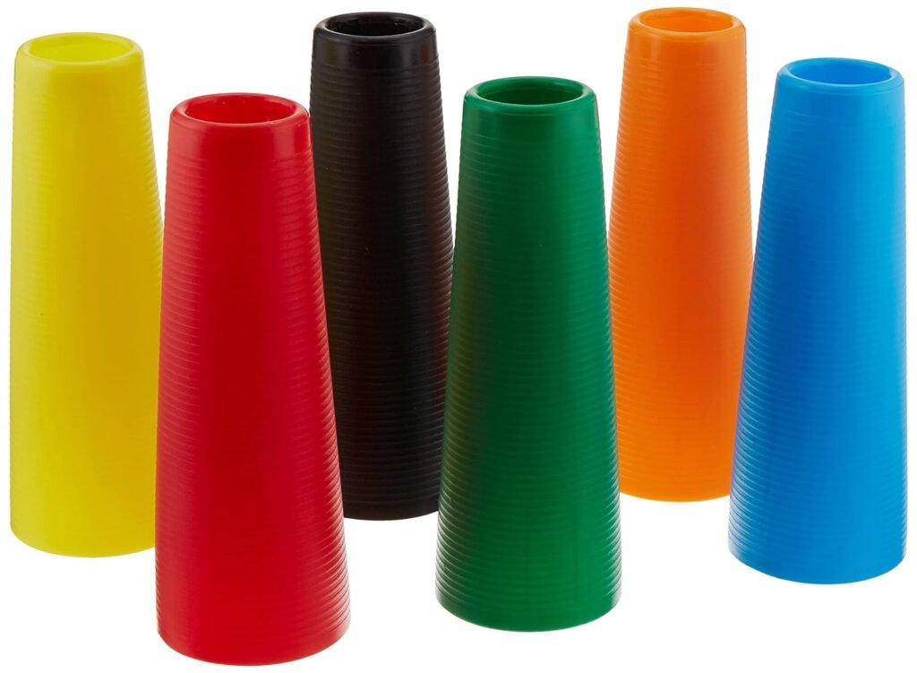 Sammons Preston Plastic Large Stack Cones, Medical Rehabilitation and Activity Exercise for Recovery, Funtional Hand Therapy for Upper Extremity, Hand-Eye Coordination, Set of 30