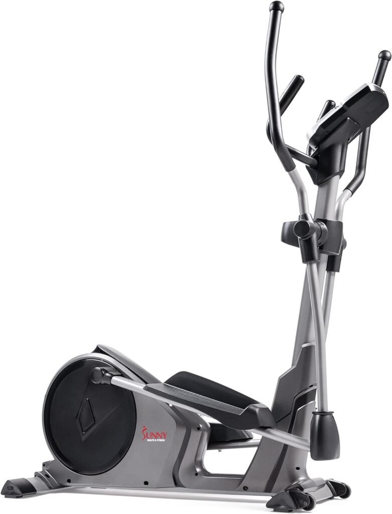 Sunny Health  Fitness Elliptical Cross Trainer Exercise Machine, Full Body Low-Impact and 24-Unique Workout Modes with Optional Exclusive SunnyFit App and Enhanced Bluetooth Connectivity