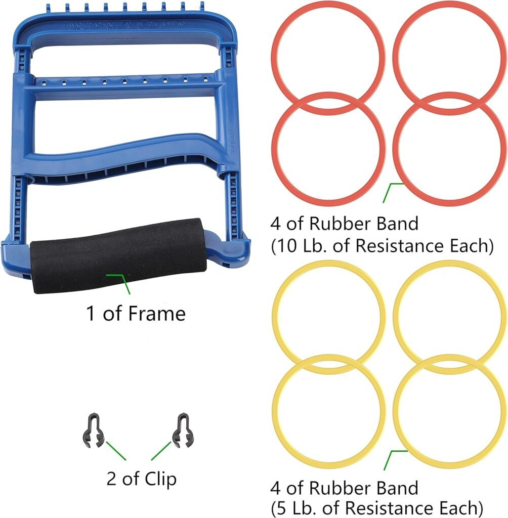 YPCBYNBS Hand Exerciser,Strength Training Grip Strengthener for Physcial Therapy,Blue