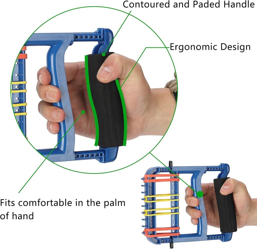 YPCBYNBS Hand Exerciser,Strength Training Grip Strengthener for Physcial Therapy,Blue
