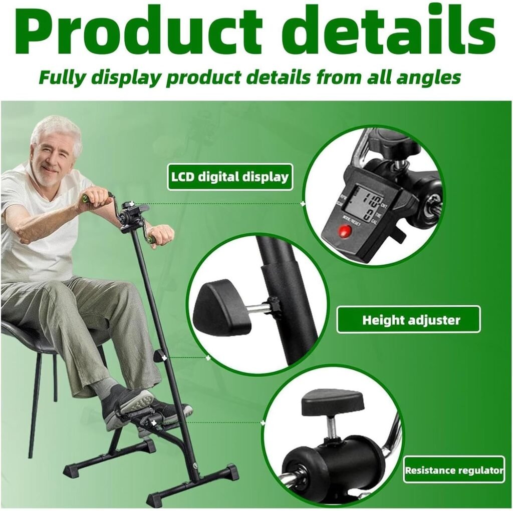 Elderly Exercise Equipment Hand Arm Leg and Knee Peddler Bike for Senior