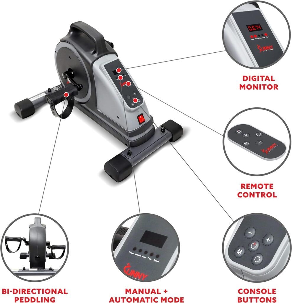 Sunny Health  Fitness Mini Exercise Bike