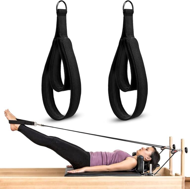 2pcs pilates double loop straps for reformer feet fitness and yoga equipment d ring exercise straps for gym and home wor