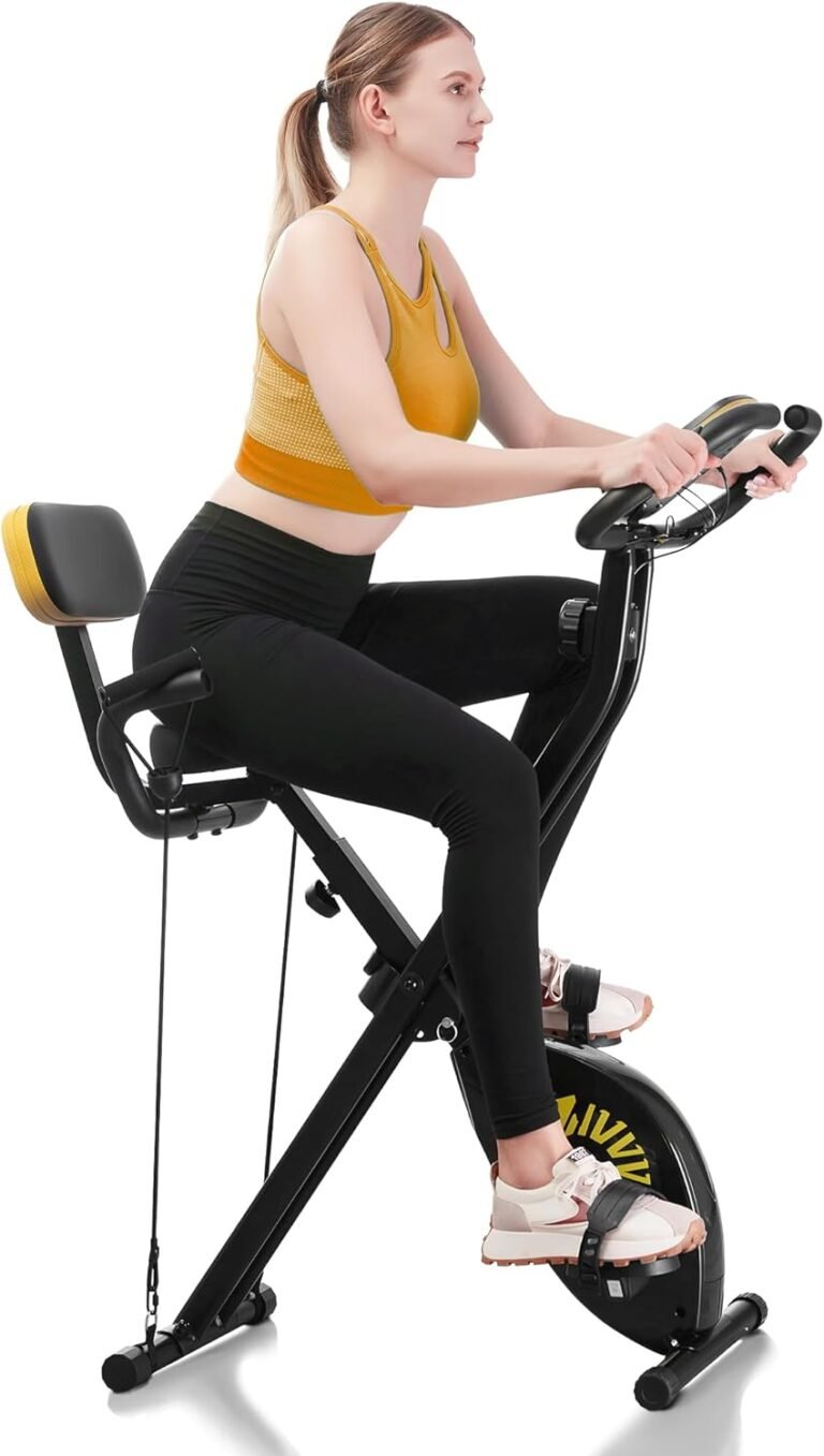 folding exercise bike foldable indoor bike 3 in 1 upright cycling bike and recumbent exercise bike for home workout 16 l